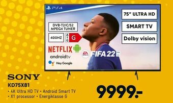 Bilka SONY Kd75x81 tilbud