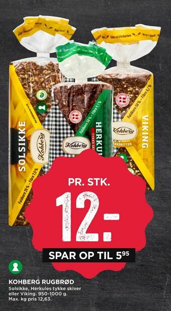 MENY Kohberg rugbrød tilbud