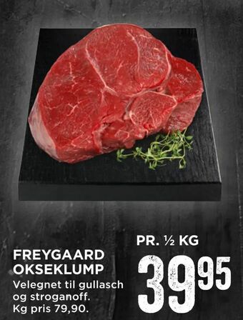 MENY Freygaard okseklump tilbud
