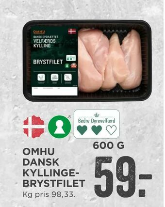 MENY Omhu dansk kyllingebrystfilet tilbud