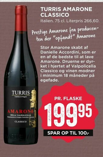 MENY Turris amarone classico tilbud