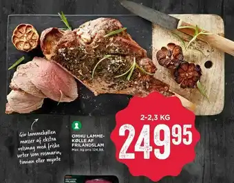 MENY Omhu lammekølle af frilandslam tilbud