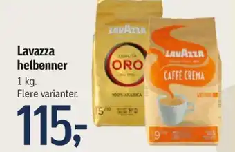 Føtex Lavazza helbønner tilbud