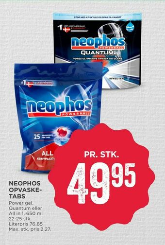 MENY Neophos opvasketabs tilbud
