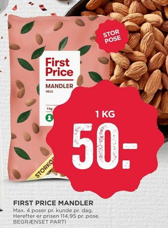 MENY First price mandler tilbud