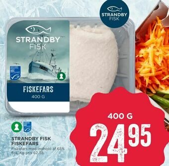 MENY Strandby fisk fiskefars tilbud