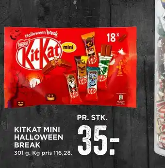 MENY Kitkat mini halloween break tilbud
