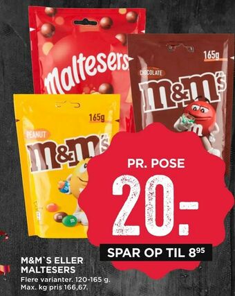 M&m's eller maltesers