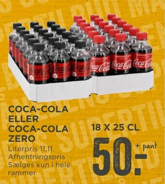 MENY Coca­cola eller coca-cola zero tilbud