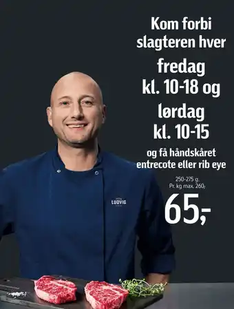 Føtex Kom forbi slagteren hver fredag kl. 10-18 og tilbud