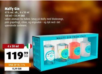 Scandinavian Park Malfy Gin tilbud