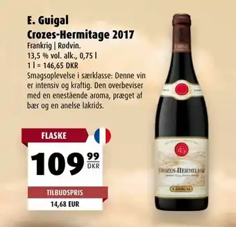 Scandinavian Park E. Guigal Crozes-Hermitage 2017 tilbud