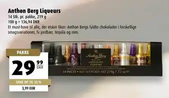 Scandinavian Park Anthon Berg Liqueurs tilbud