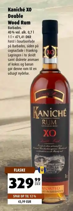 Kaniché XO Double Wood Rum