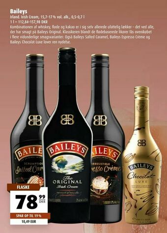 Scandinavian Park Baileys tilbud