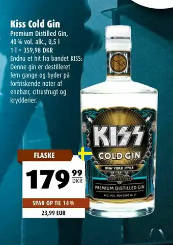Scandinavian Park Kiss Cold Gin tilbud