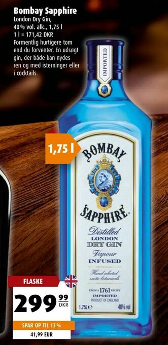 Scandinavian Park Bombay Sapphire tilbud