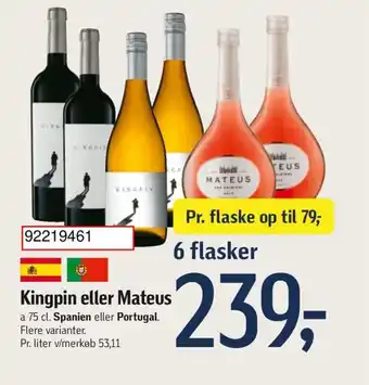 Føtex Kingpin eller Mateus tilbud
