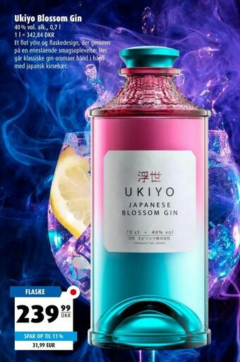 Scandinavian Park Ukiyo Blossom Gin tilbud