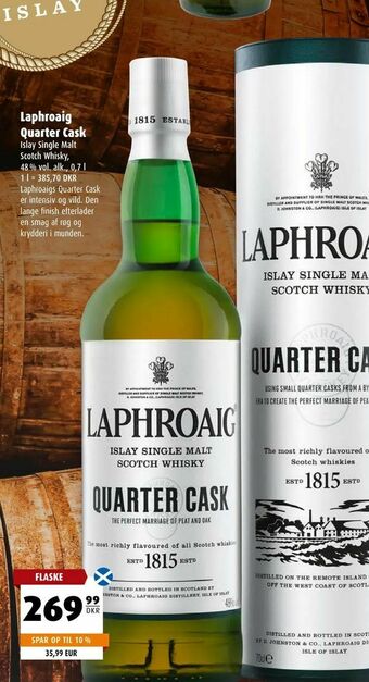 Scandinavian Park Laphroaig Quarter Cask tilbud