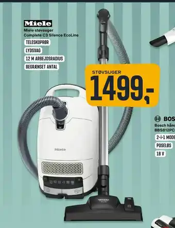 Skousen Miele støvsuger Complete C3 Silence EcoLine tilbud