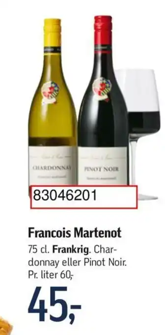 Føtex Francois Martenot 75 cl. tilbud