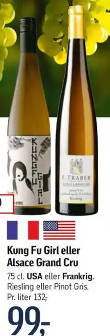 Føtex Kung Fu Girl eller Alsace Grand Cru tilbud