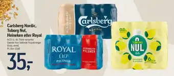 Føtex Carlsberg Nordic, Tuborg Nul, Heineken eller Royal tilbud