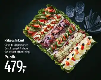 Føtex Pålægsfirkant tilbud