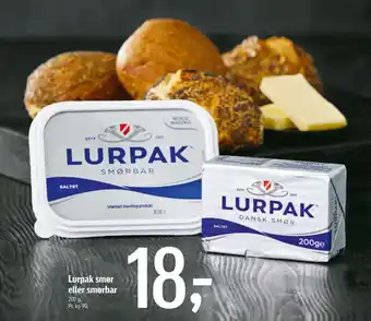 Føtex Lurpak smør eller smørbar tilbud