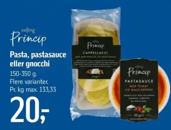 Føtex Pasta, pastasauce eller gnocchi 150-350 g. tilbud