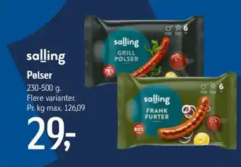 Føtex Polser tilbud