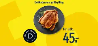 Føtex Delikatessens grillkylling tilbud