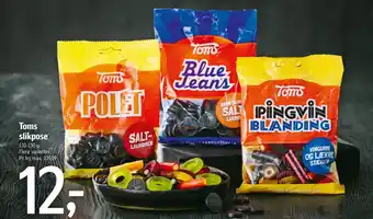 Føtex Toms slikpose tilbud