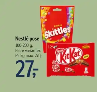 Føtex Nestlé pose 100-200 g. tilbud