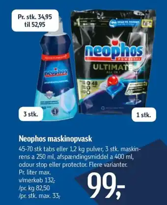 Føtex Neophos maskinopvask tilbud
