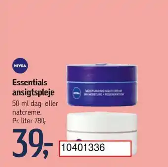 Føtex Essentials ansigtspleje tilbud