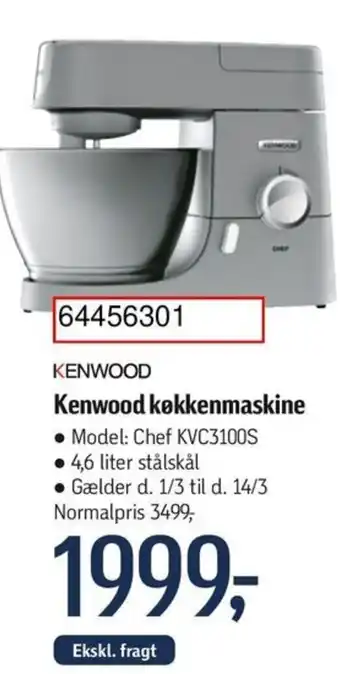 Kenwood køkkenmaskine