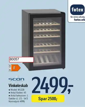 Føtex Vinkøleskab tilbud