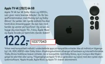 Føtex Apple TV 4K (2022) 64 GB tilbud