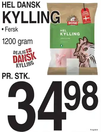 ABC Lavpris HEL DANSK KYLLING tilbud