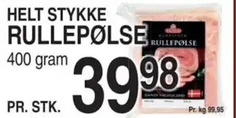 ABC Lavpris HELT STYKKE RULLEPOLSE tilbud