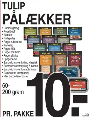 ABC Lavpris TULIP PALÆKKER tilbud