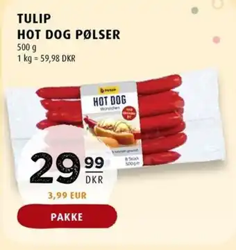 Scandinavian Park TULIP HOT DOG PØLSER tilbud