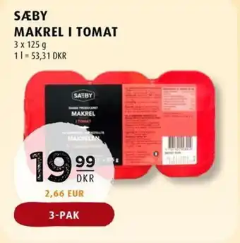 Scandinavian Park SÆBY MAKREL I TOMAT tilbud