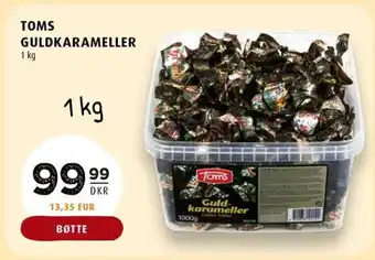 Scandinavian Park TOMS GULDKARAMELLER tilbud