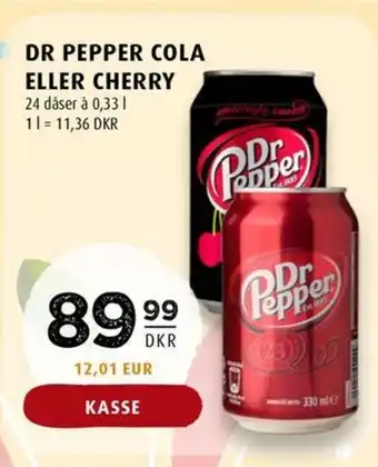 Scandinavian Park DR PEPPER COLA ELLER CHERRY tilbud