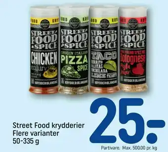 REMA 1000 Street Food krydderier tilbud