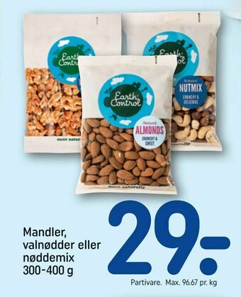 REMA 1000 Mandler, valnødder eller nøddemix tilbud