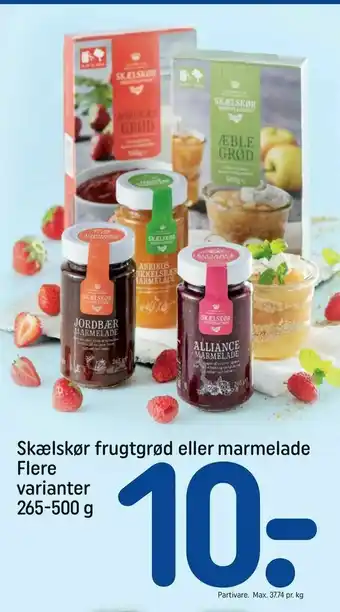 REMA 1000 Skælskør frugtgrød eller marmelade tilbud